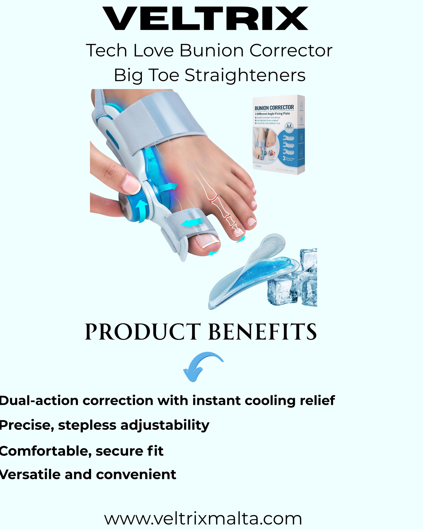 Tech Love Bunion Corrector Big Toe Straighteners