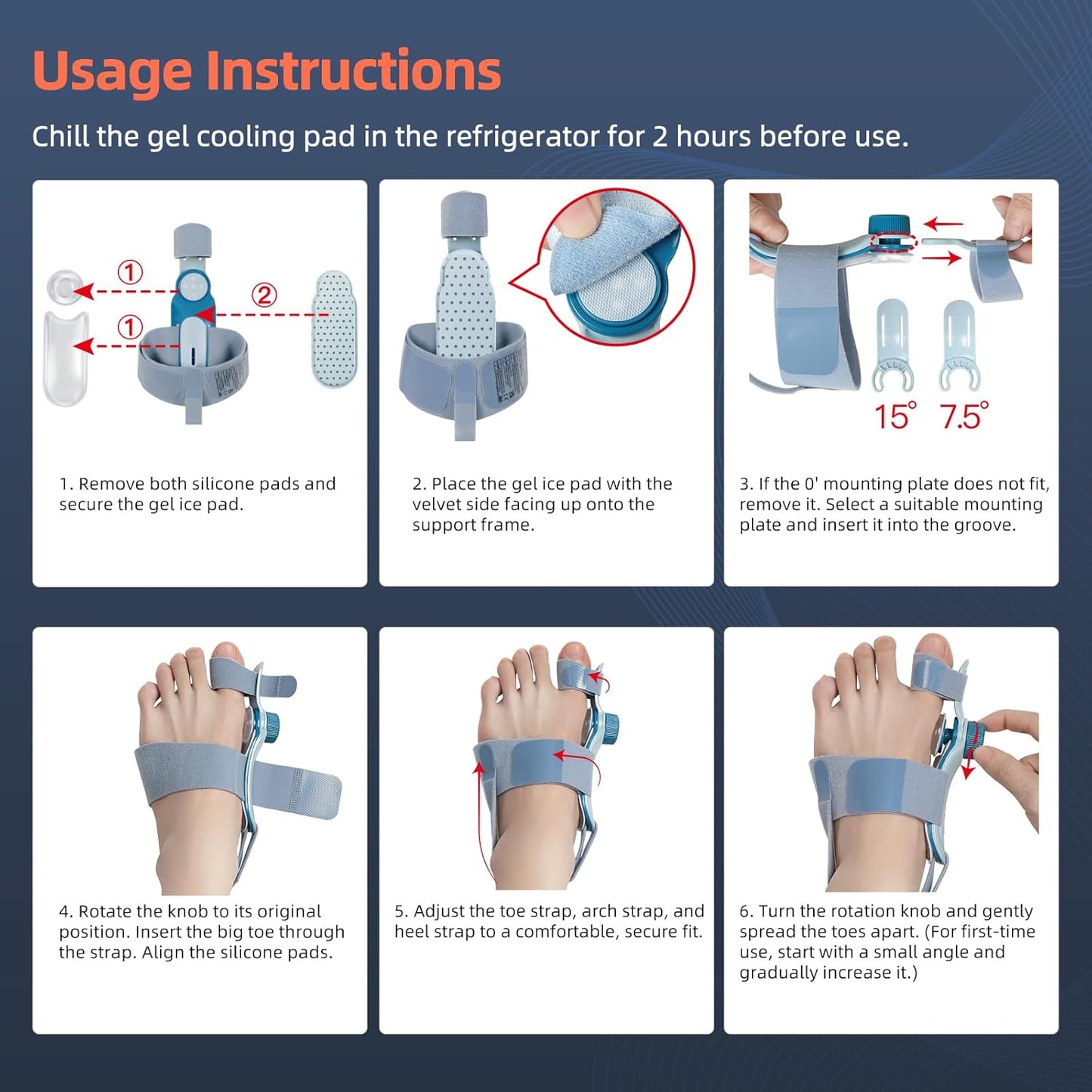 Tech Love Bunion Corrector Big Toe Straighteners